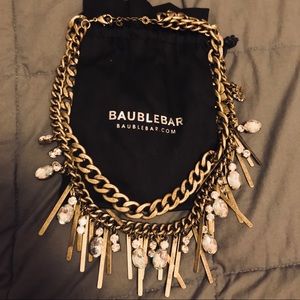 Baublebar Aurora Fringe Bib Necklace